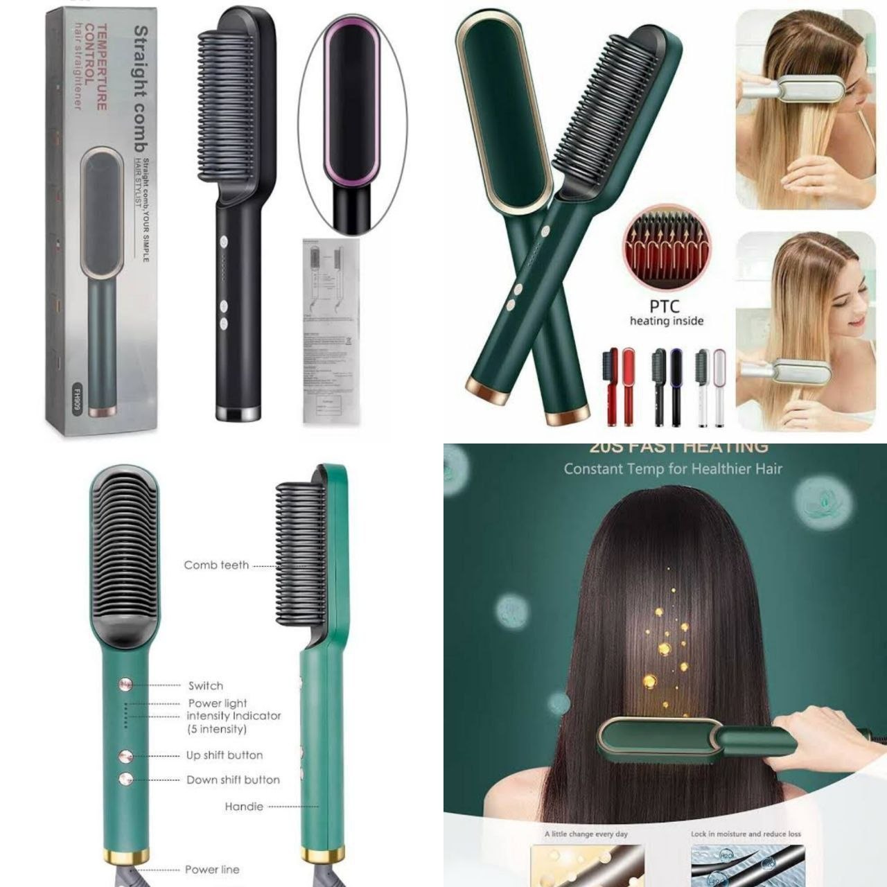 Hair Comb Straightner